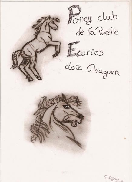 dessin cheval